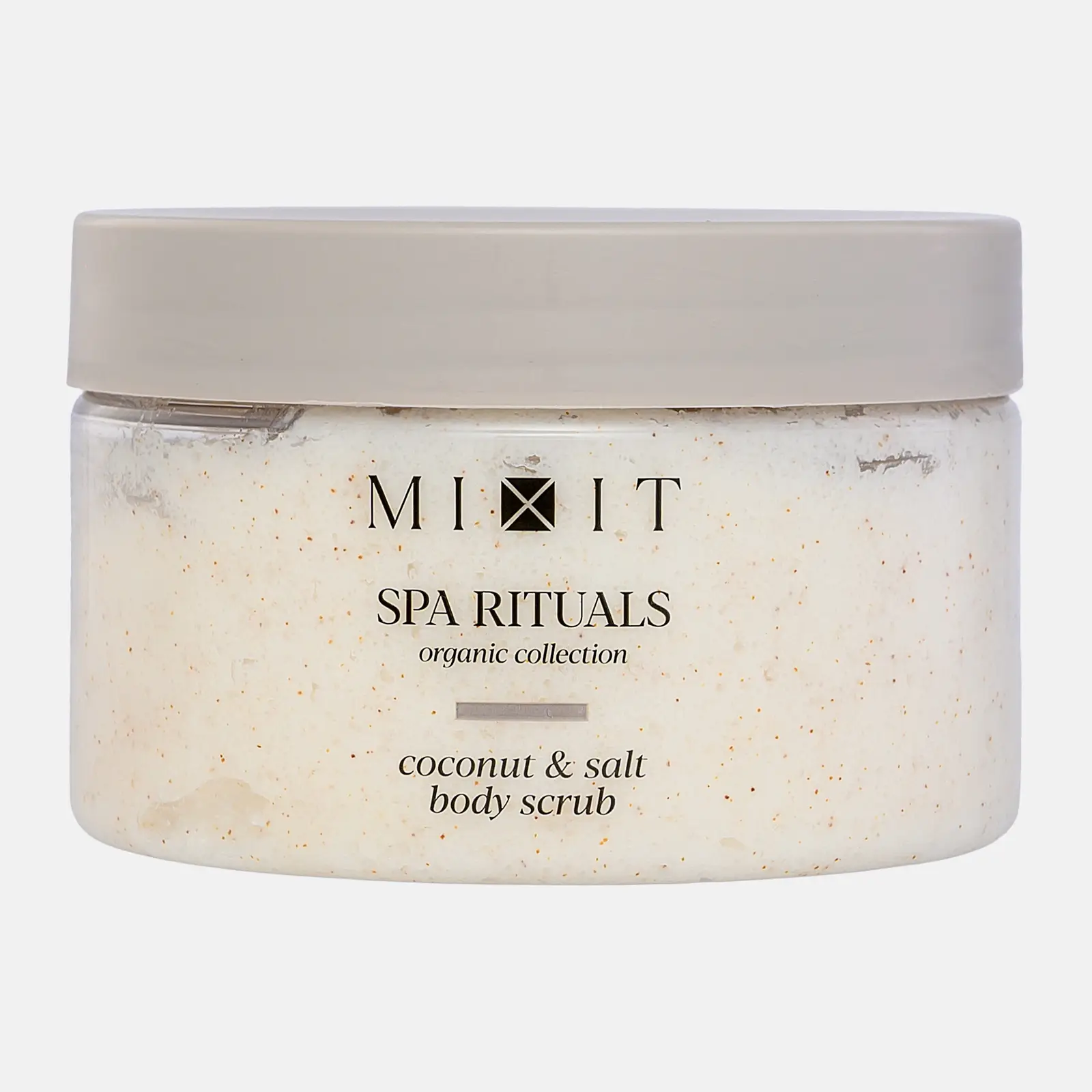 Соляной скраб-бальзам для тела Mixit с кокосовой стружкой 300г