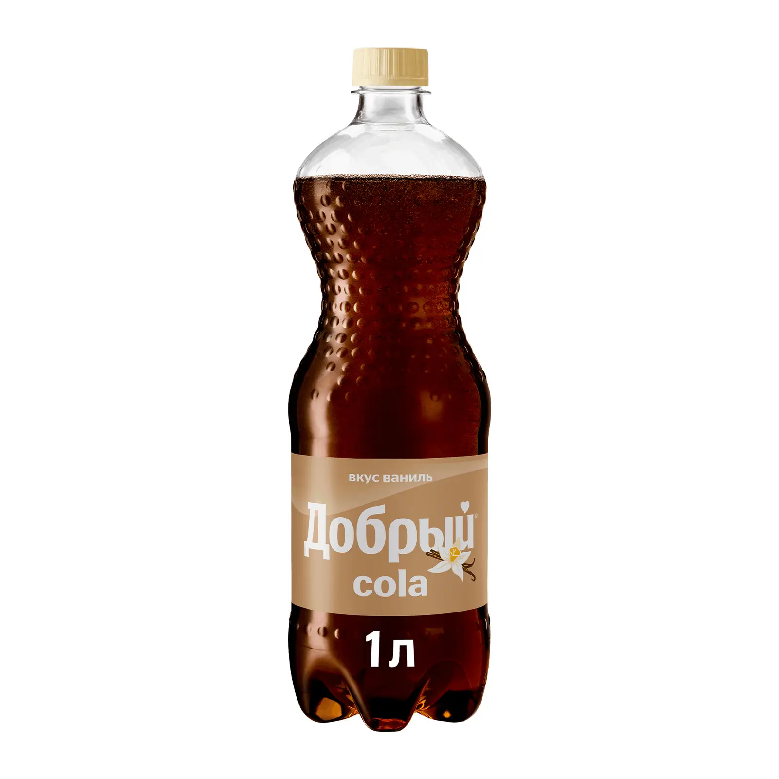 Изображение товара Напиток Добрый Cola Ваниль 1л - газированный сладкий напиток с ароматом ванили