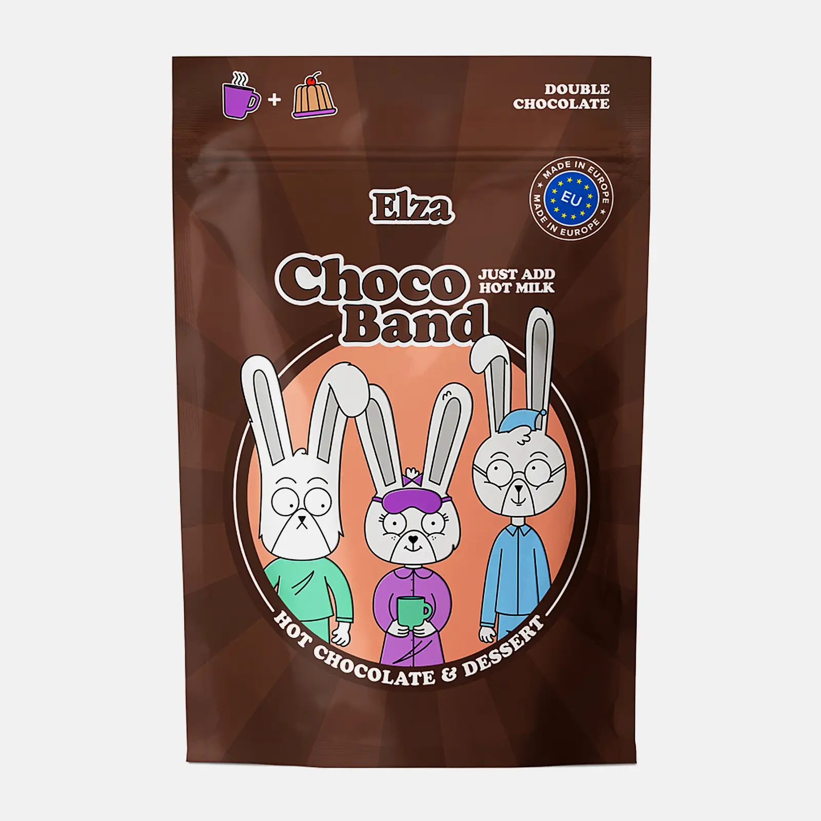 Изображение товара Горячий шоколад Elza Choco Band Creamy Hot Chocolate 200г