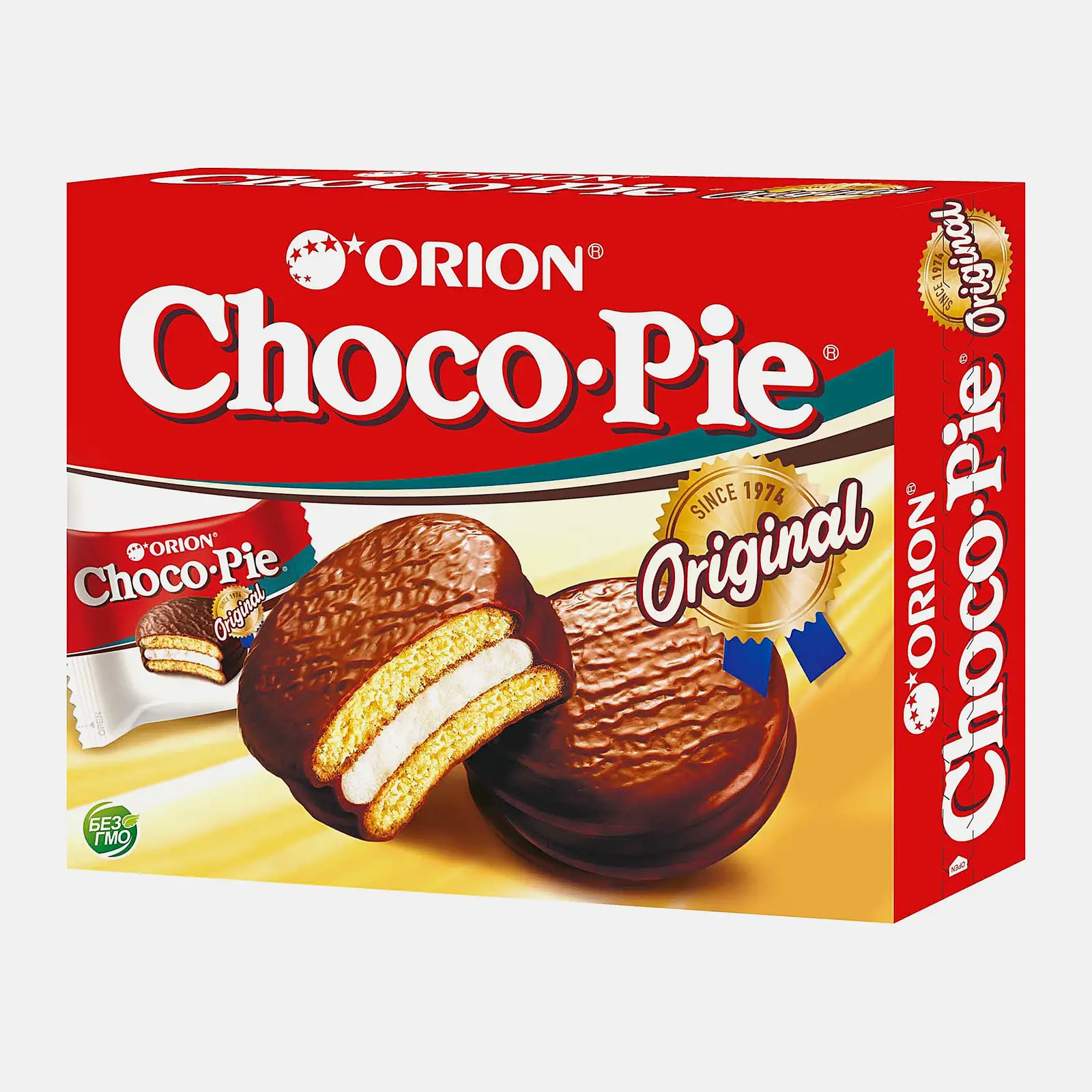 Пирожное бисквитное в шоколадной глазури Orion Choco Pie 360г в ассортименте
