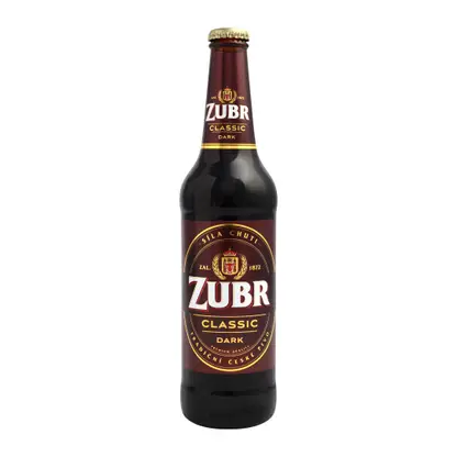 Пиво Zubr Classic Dark темное фильтрованное пастеризованное 3.8% 500мл