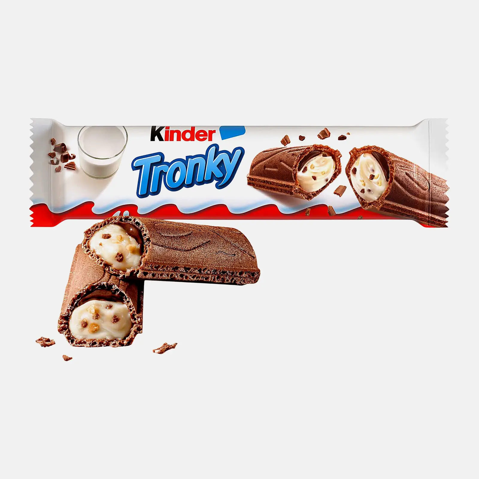Вафельный батончик Тронки Kinder 18г Вафельный батончик Тронки Kinder 18г