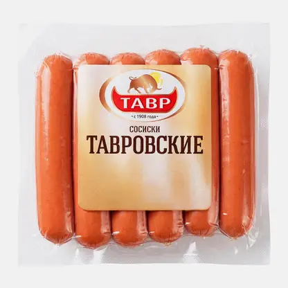 Сосиски Тавр Тавровские 600г