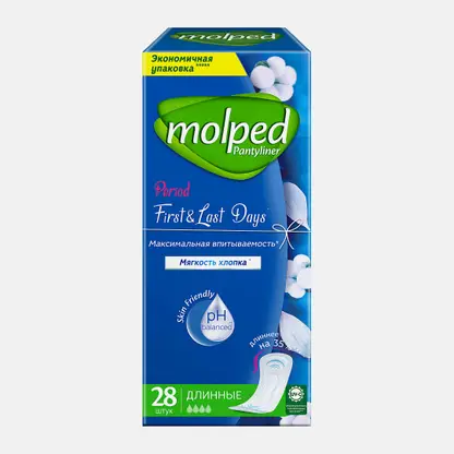 Ежедневные прокладки First&Last Days Molped 28шт
