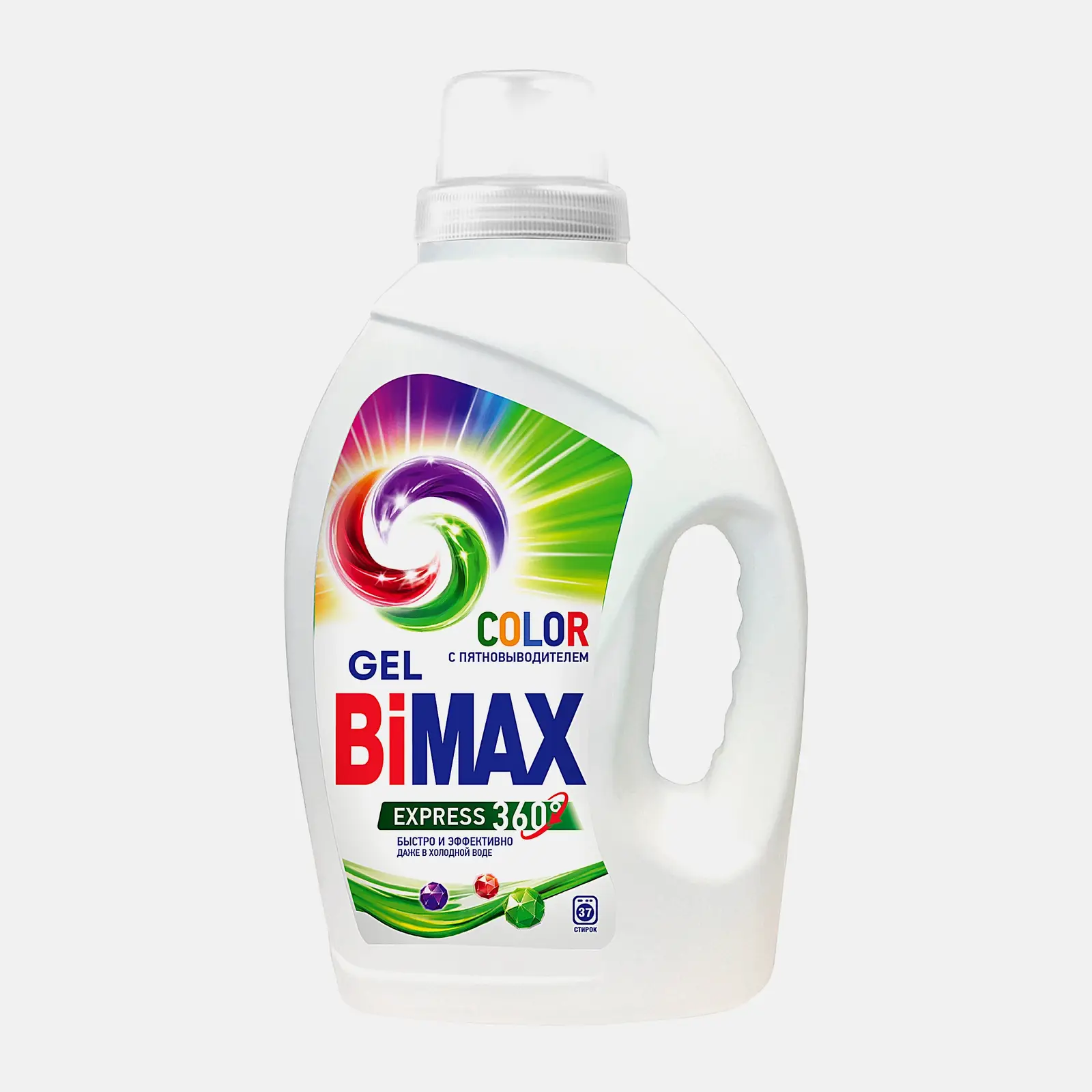 Изображение товара Гель для стирки Bimax Color для цветного белья 20 стирок 1.3 кг