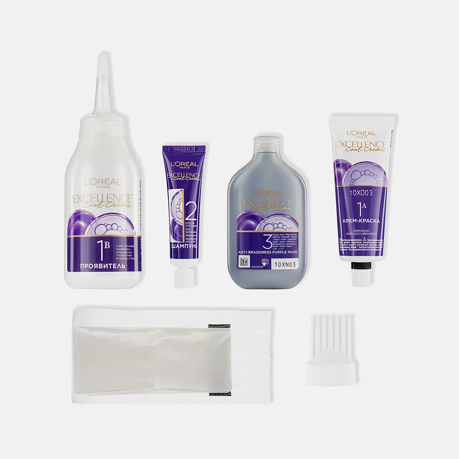 Стойкая крем-краска для волос L’Oréal Paris Excellence Cool Crème оттенок 6.11 Ультрапепельный Темно-русый