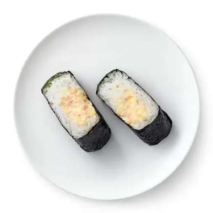 Изображение товара Онигири с кальмаром 120г Фуджи - японский рисовый треугольник с кальмаром