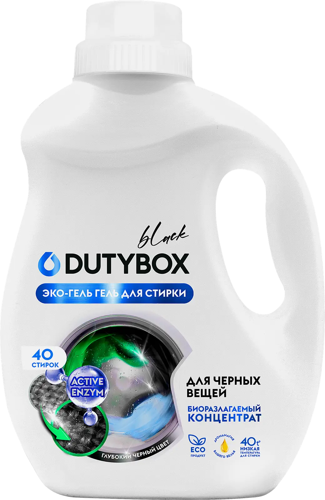 Гель для стирки Dutybox для черного белья 1л