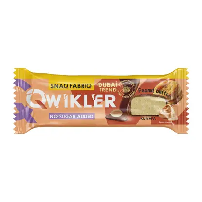 Изображение товара Батончик Qwikler с арахисом и кунафой Snaq Fabriq 35г