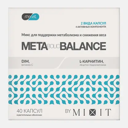 Mixvit Metabolic Balance Микс для метаболизма и снижения веса капсулы 40шт