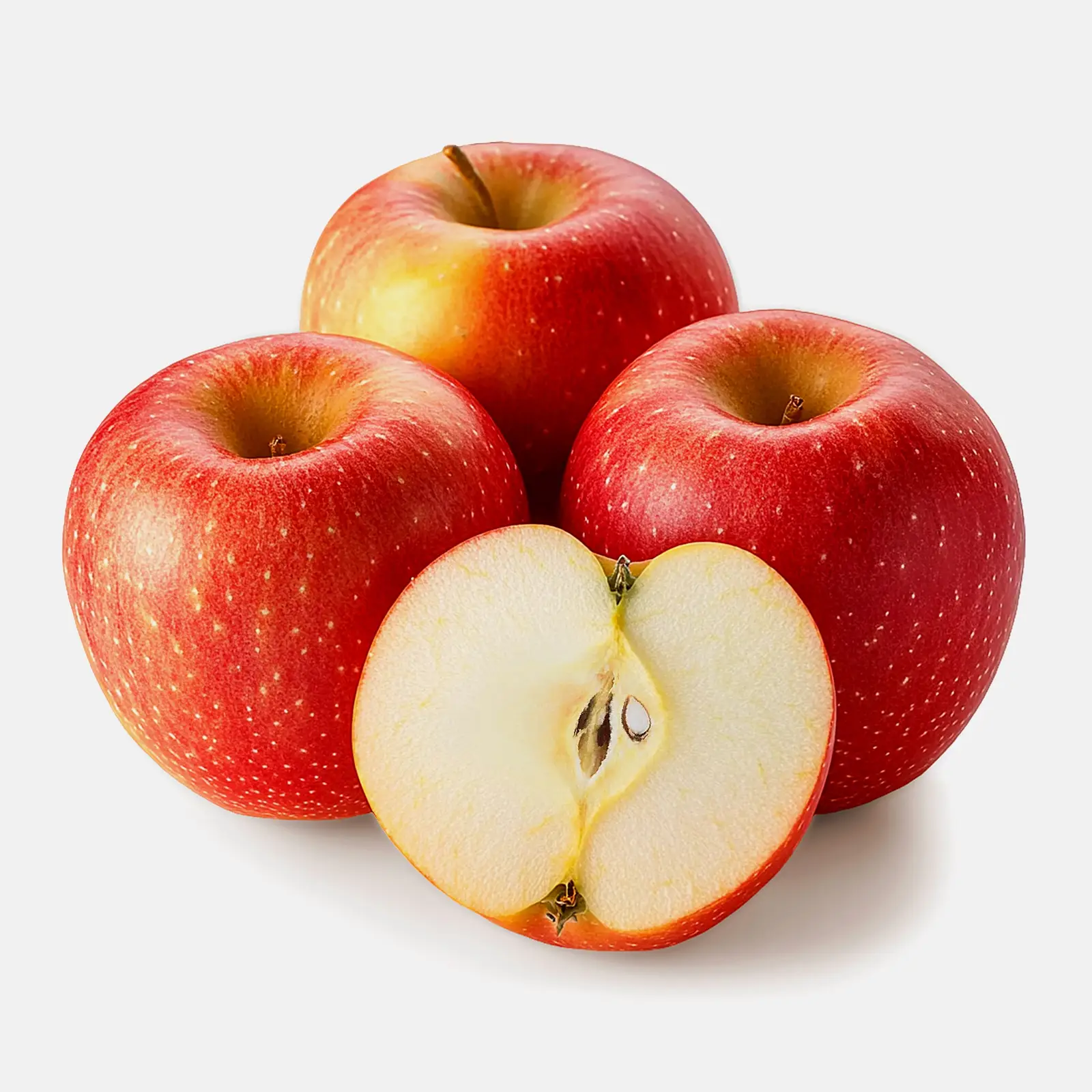 Изображение товара Яблоки красные свежие 0.8 кг натуральный продукт вкусное и сочное фруктовое угощение