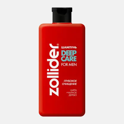 Шампунь Глубокое очищение волос и кожи головы Deep Care Zollider 370мл