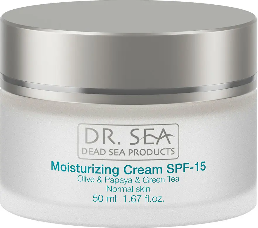 Крем для лица Dr.Sea увлажняющий с зеленым чаем Spf 15 50мл