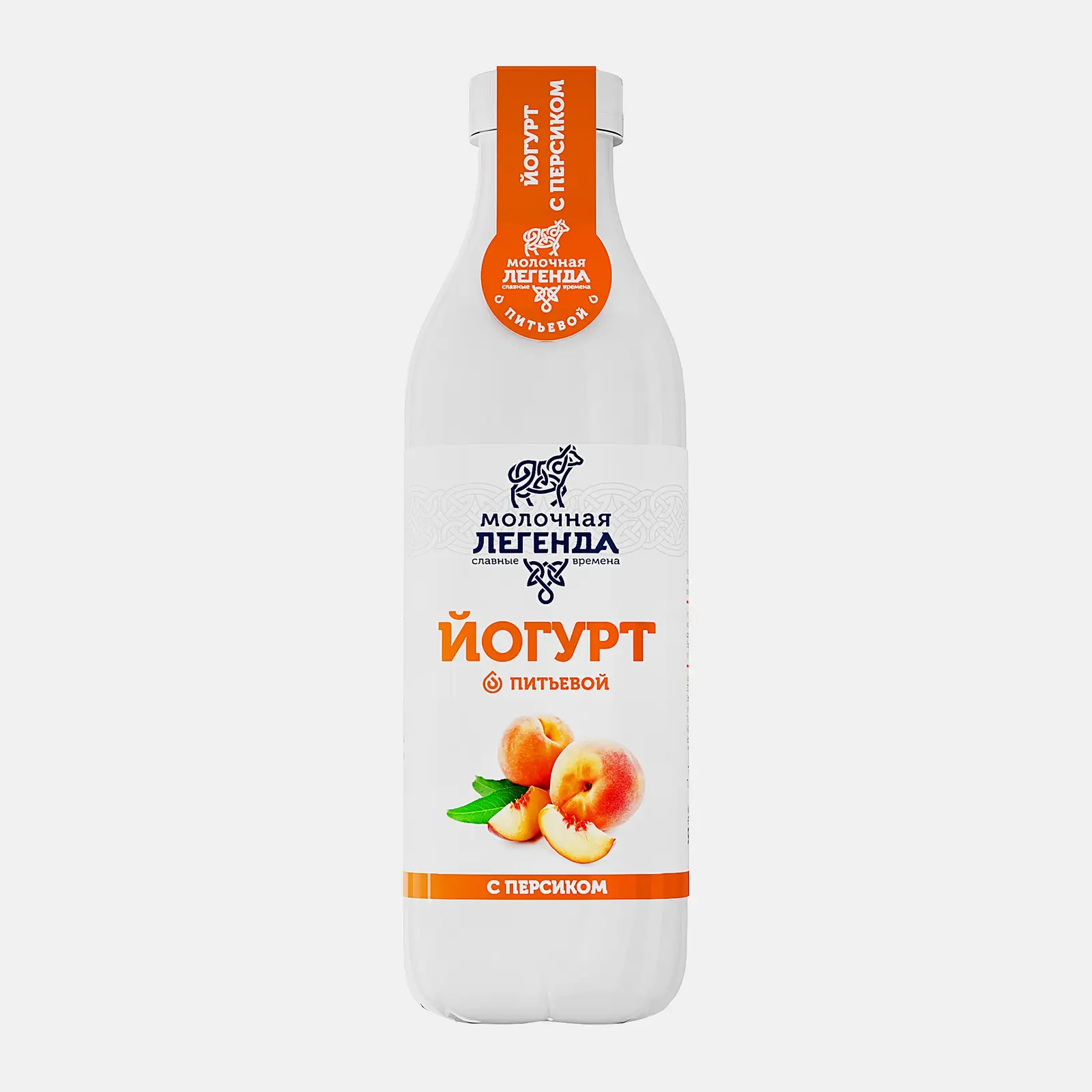 Йогурт Молочная легенда с персиком 0.9% 900г