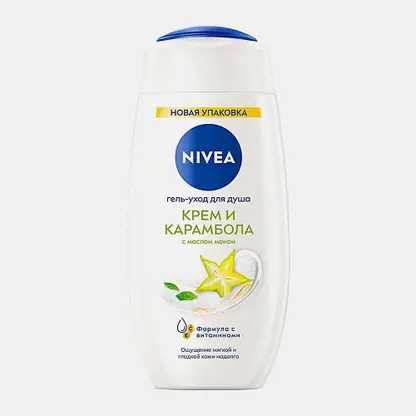 Гель-уход для душа Крем и карамболь NIVEA 250мл