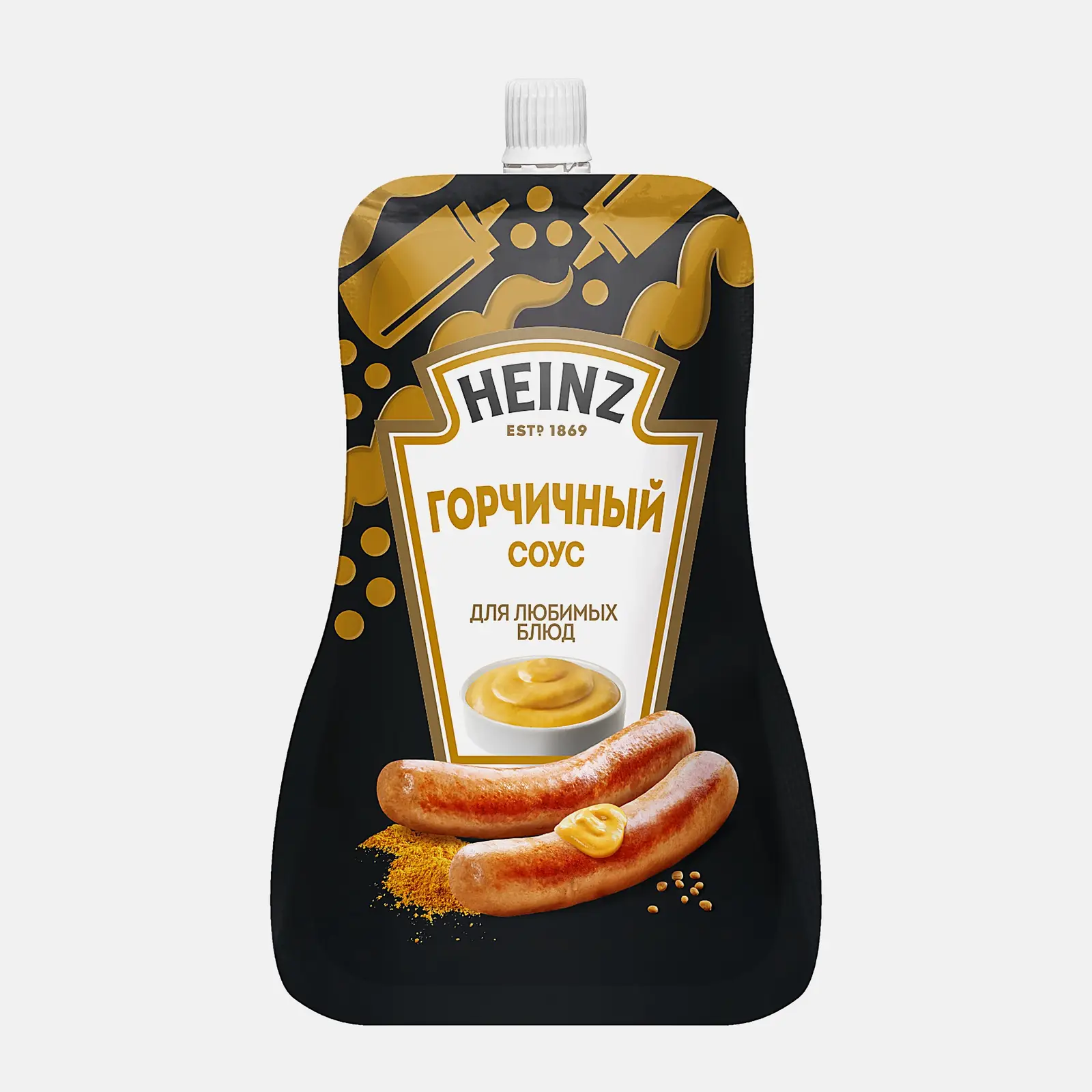 Изображение товара Горчичный соус Heinz 200г натуральный с медовыми нотками
