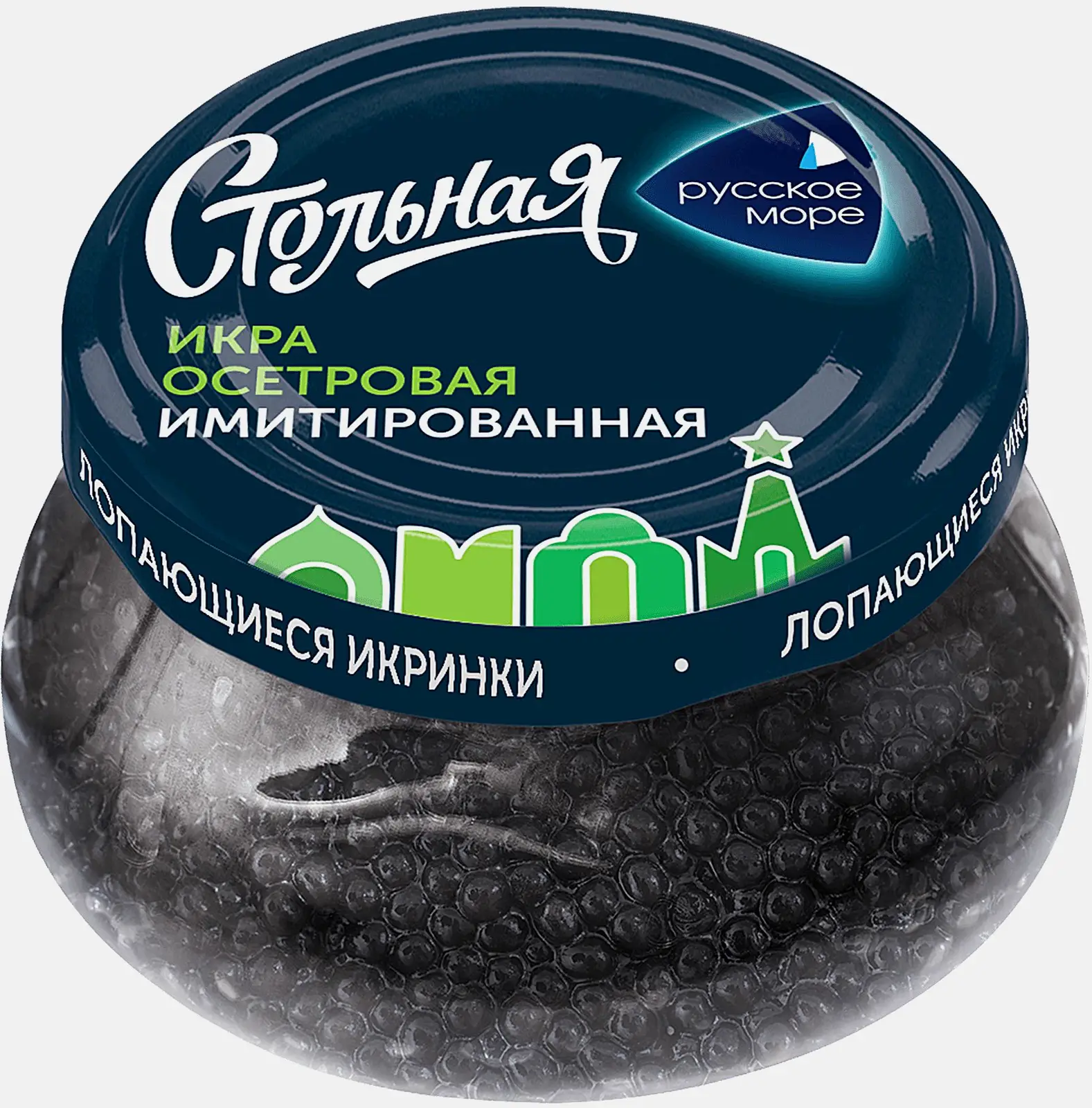 Икра Русское море осетровая стольная имитированная 230г