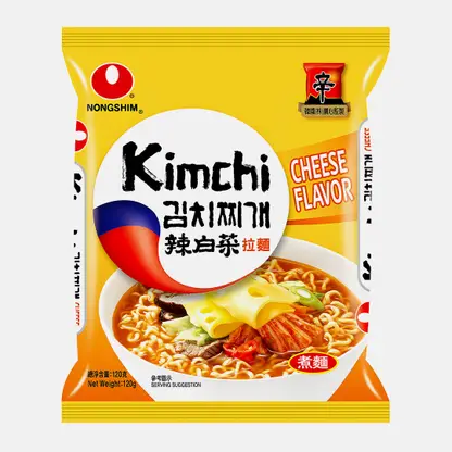 Лапша Nongshim Кимчи Рамен с сырным вкусом 120г