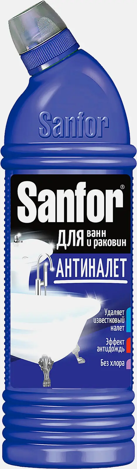 Чистящее средство для ванн и сантехники Sanfor Лимон 750мл Чистящее средство для ванн и сантехники Sanfor Лимон 750мл