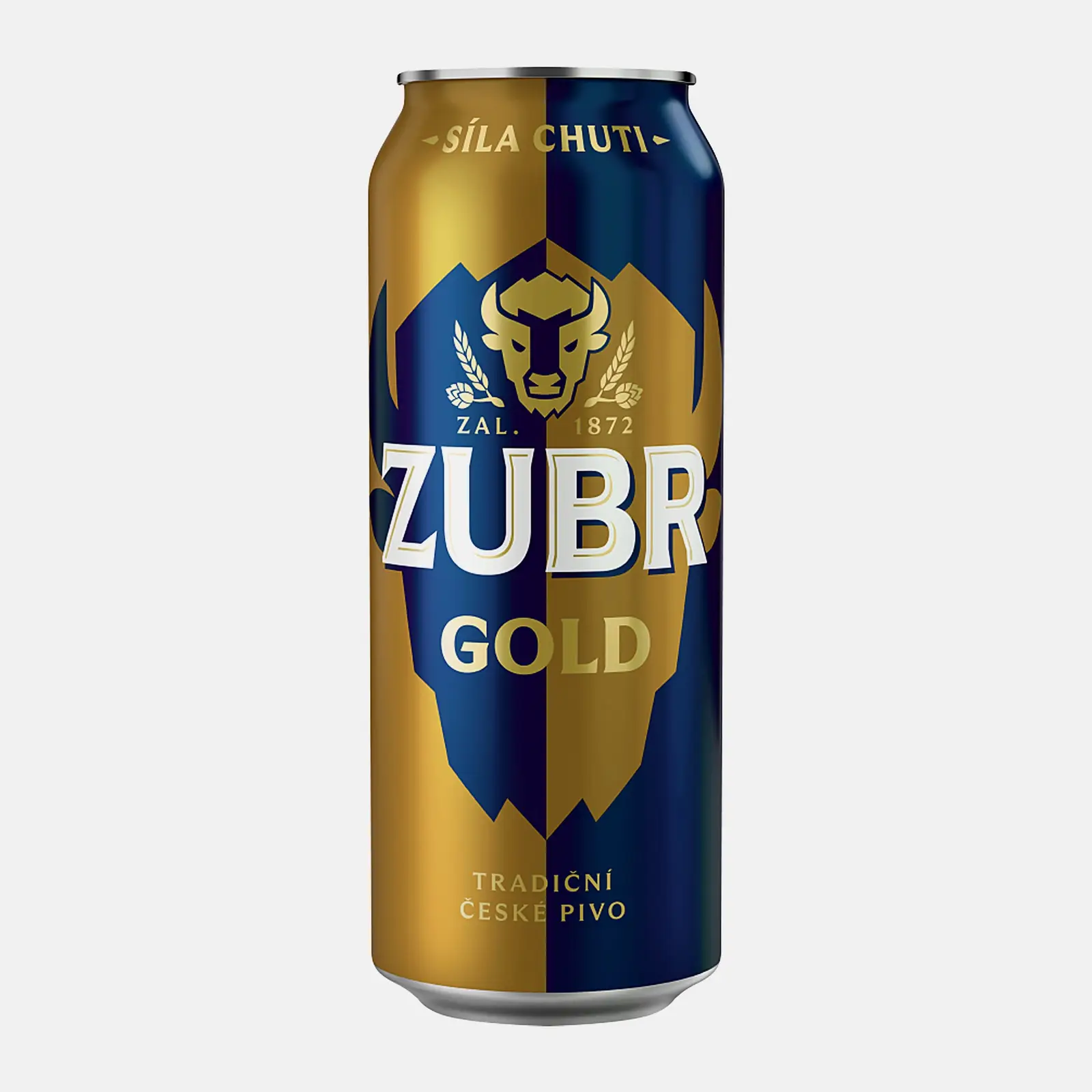 Пиво Zubr Gold светлое фильтрованное пастеризованное 4.6% 500мл