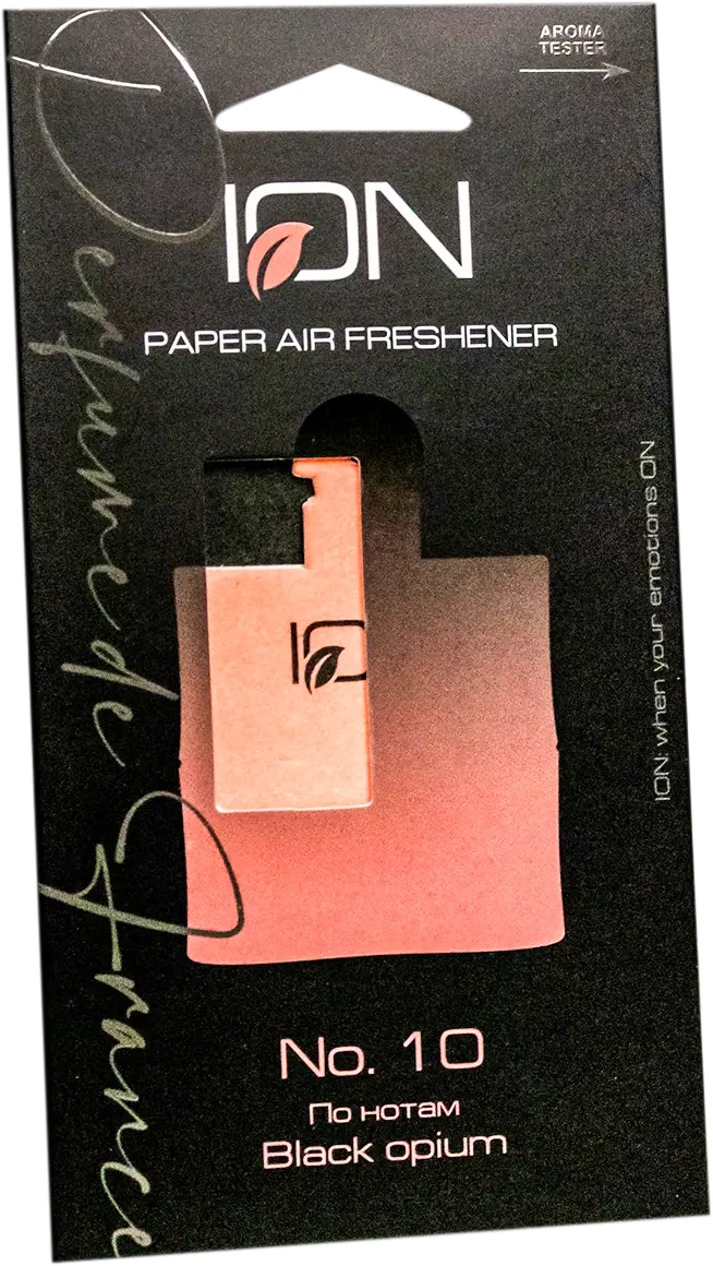 Ароматизатор Тэнси подвесной картон ION Perfume