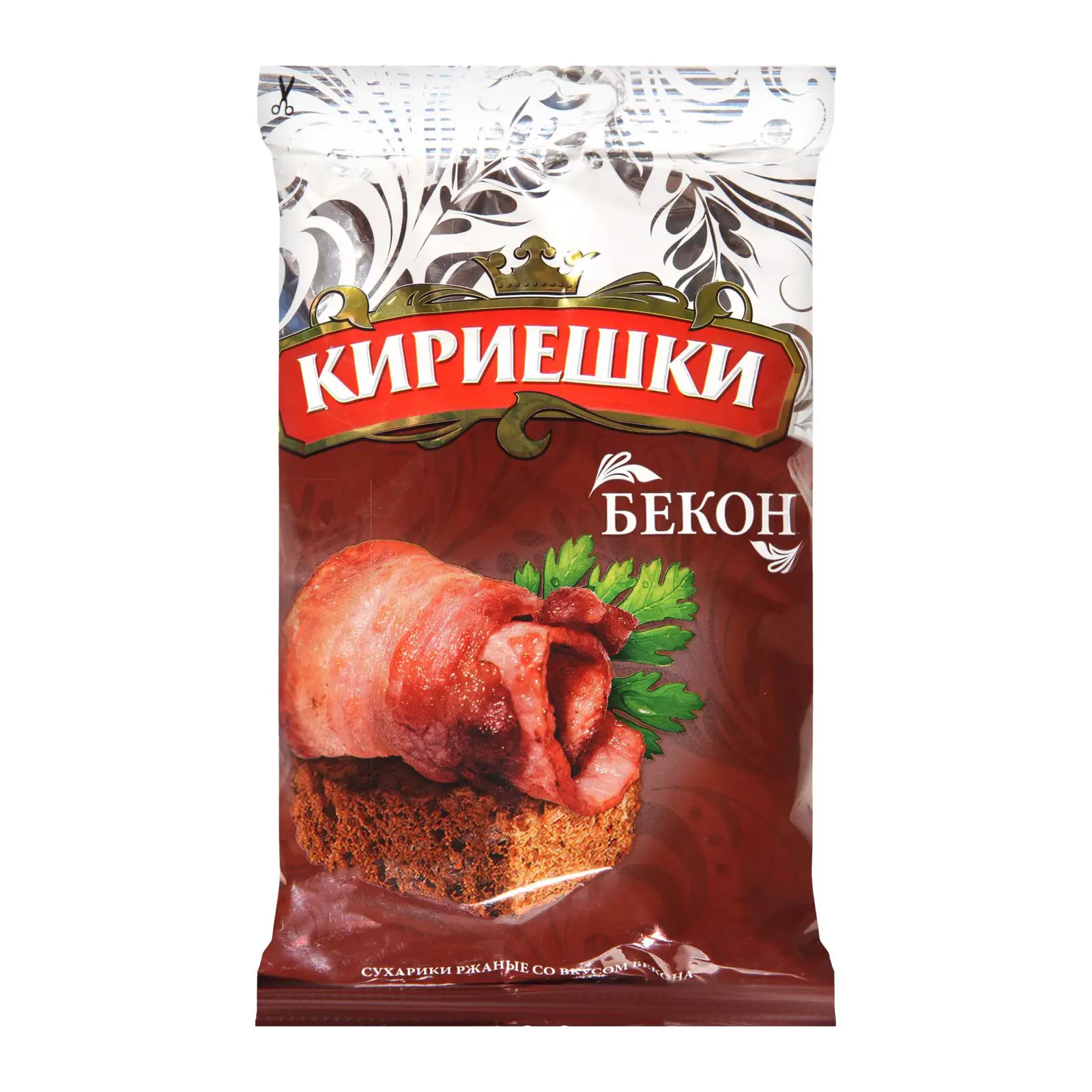 Сухарики ржаные Холодец/Бекон/Ветчина с сыром Кириешки 100г в ассортименте