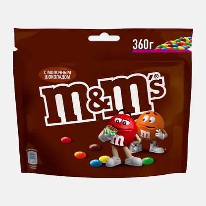 Драже c молочным шоколадом M&M's 360г
