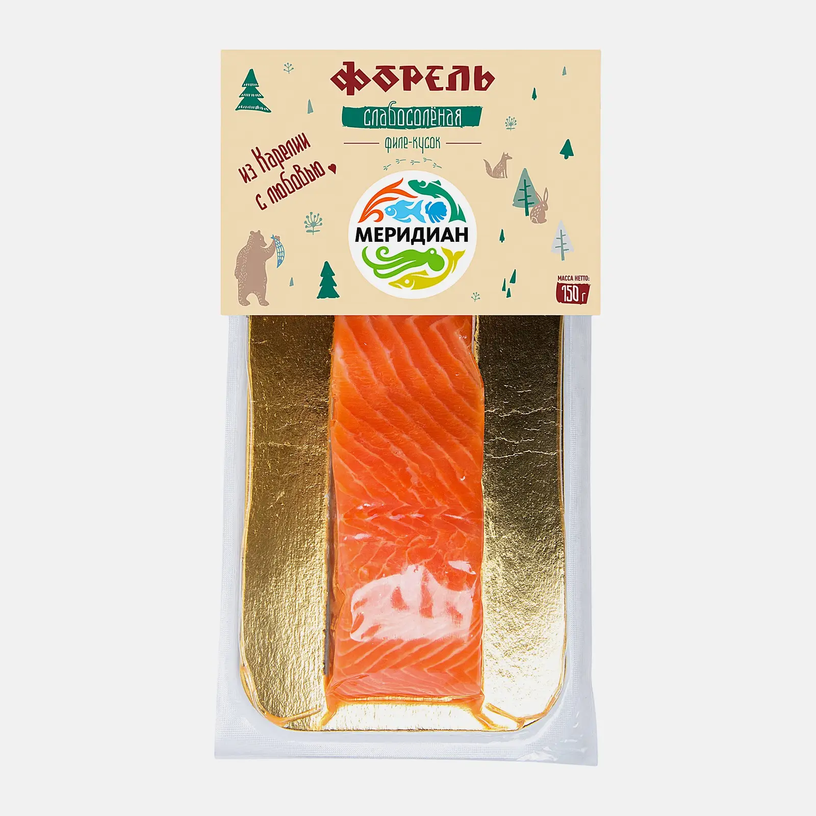 Форель Меридиан филе 150г