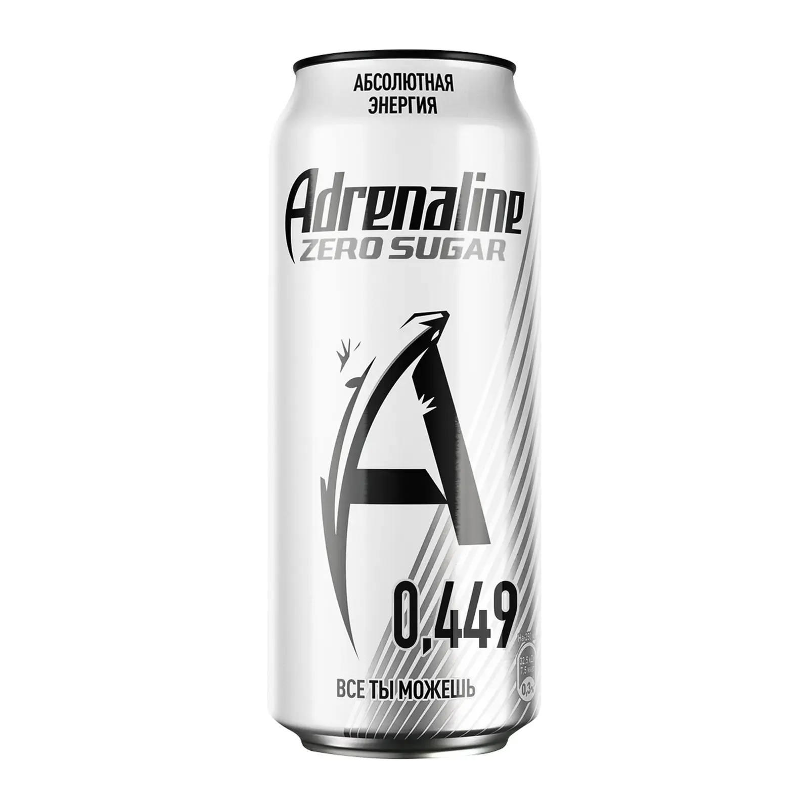 Изображение товара Напиток Adrenaline Rush Zero Sugar Silver Energy безалкогольный без сахара 449мл
