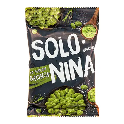 Изображение товара Арахис Solo Nina жареный со вкусом Васаби 70г