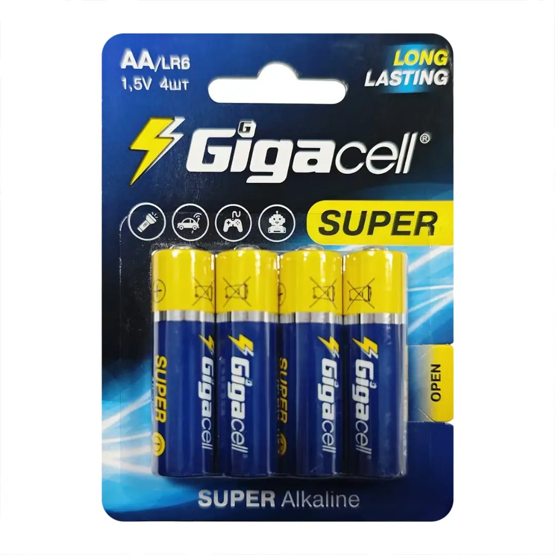 Изображение товара Батарейки алкалиновые АА Магнит 4 шт - надежный источник энергии