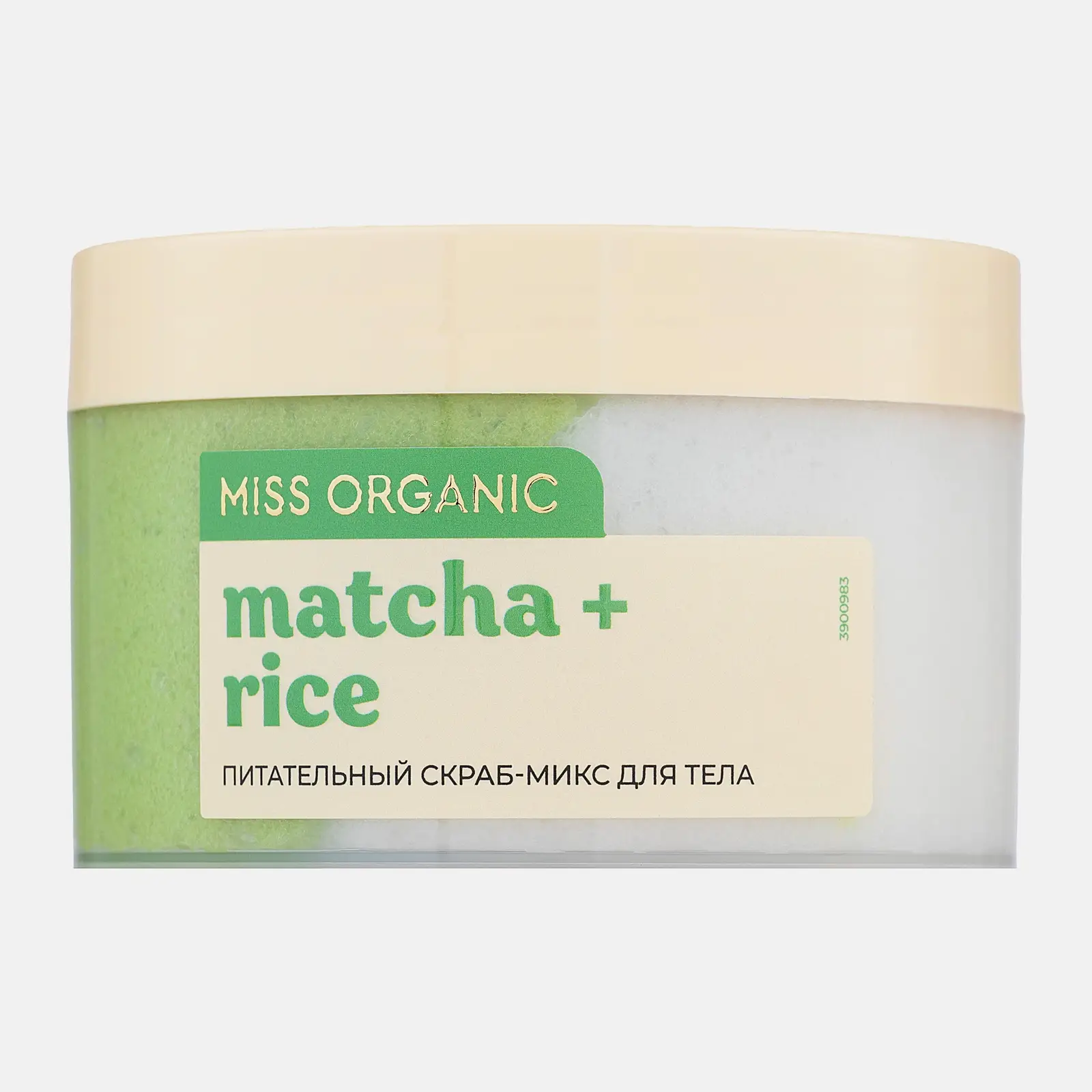 Питательный скраб-микс для тела Matcha Rice Miss Organic 380мл