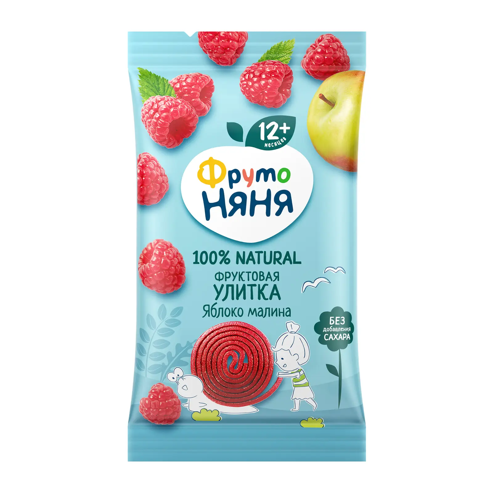 Изображение товара Фруктовая улитка Яблоко-малина Фрутоняня 15г