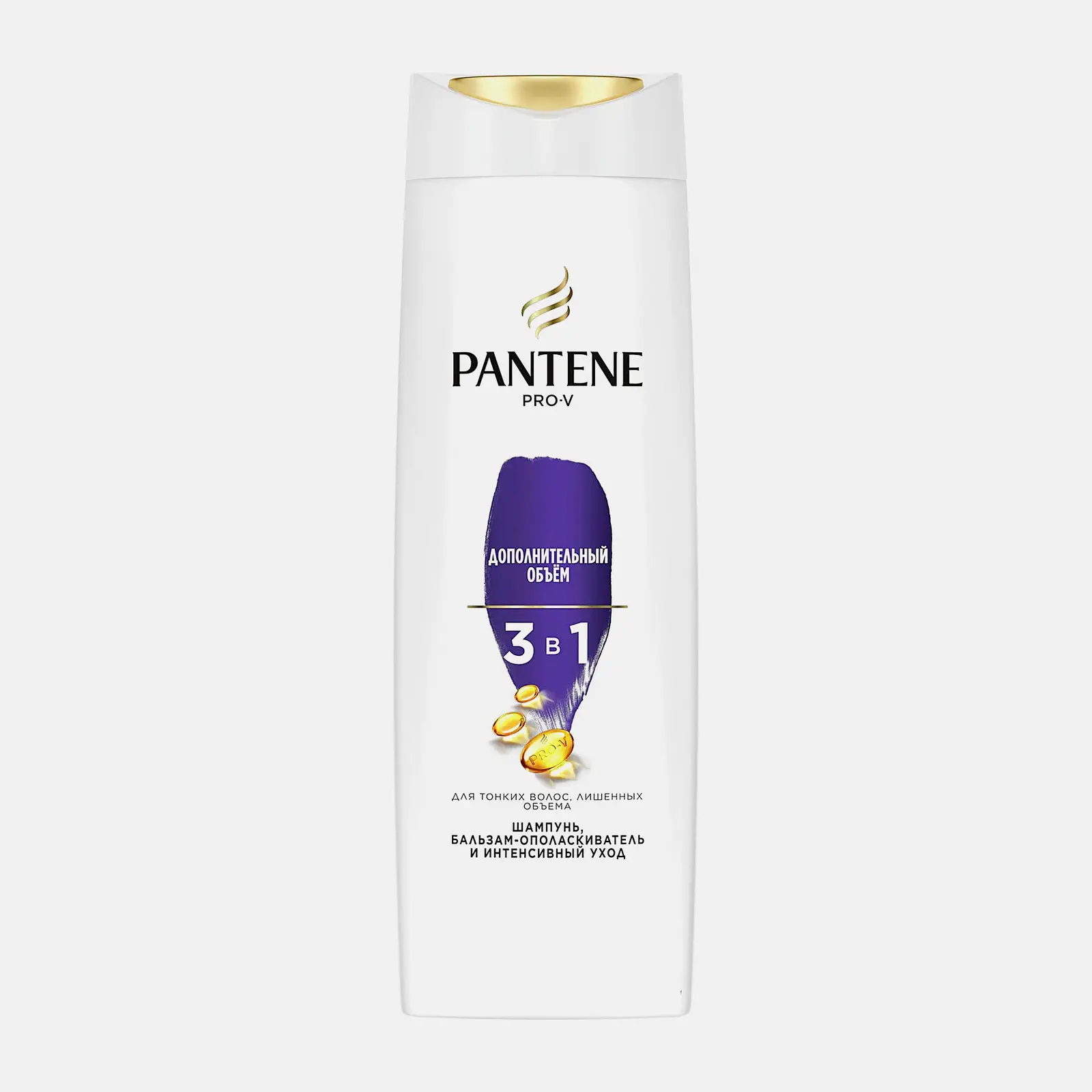 Изображение товара Шампунь Pantene Pro-V Дополнительный объем 3в1 360мл для тонких волос