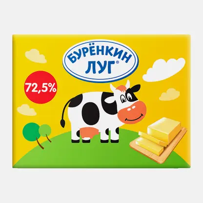 Продукт Буренкин луг растительно-сливочный 72.5% 180г