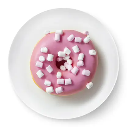 Изображение товара Донат с посыпкой маршмеллоу 58г