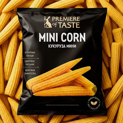 Кукуруза мини целая Premiere of taste 400г