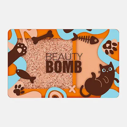 Палетка теней для век двойная тон 03 Beauty Bomb