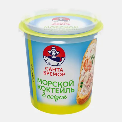 Паста Морской коктейль в соусе Санта Бремор 150г