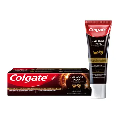 Изображение товара Зубная паста Colgate для ценителей чая кофе и табака 75мл