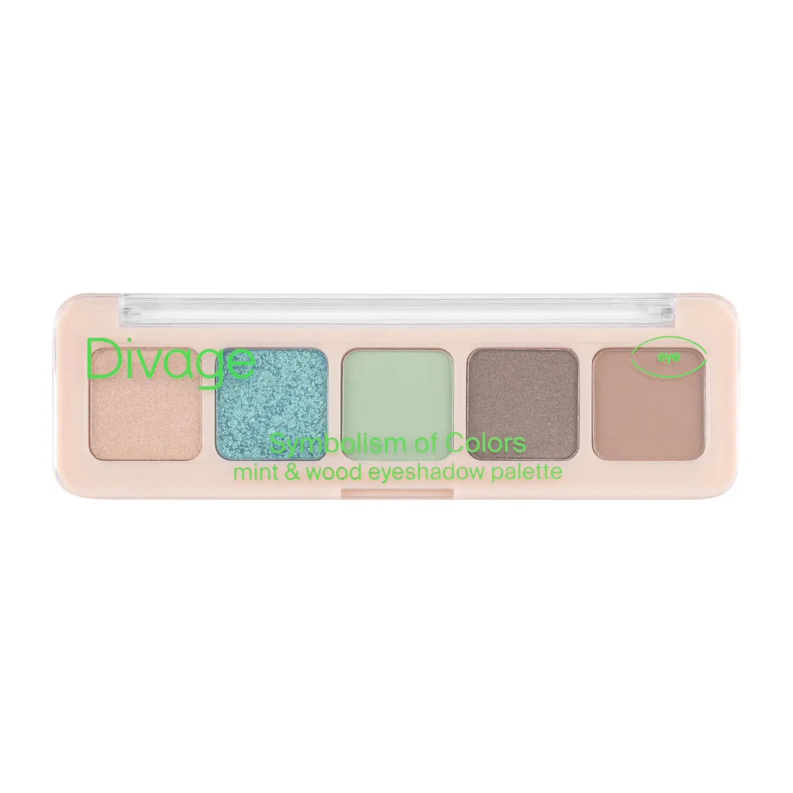 Палетка теней для век Divage Colors Mint&Wood