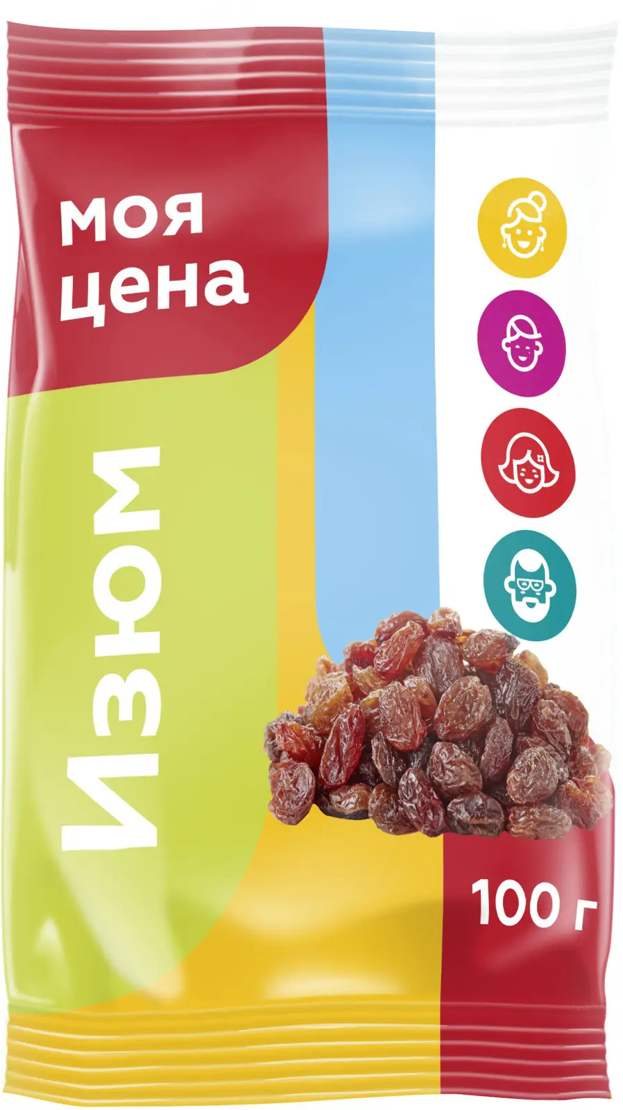 Виноград Моя цена сушеный светлый 100г — в каталоге на сайте сети Магнит |  Краснодар