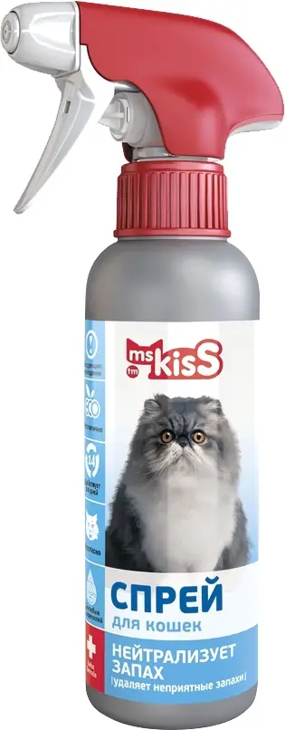 Спрей для кошек Ms Kiss Нейтрализатор запаха 200мл