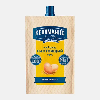Майонез Настоящий Хеллманнс 78% 300г