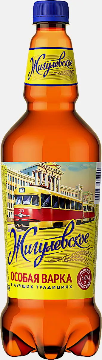 Изображение товара Пиво Жигулевское светлое фильтрованное пастеризованное 4% 1.2л Россия