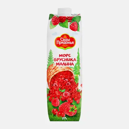 Морс Сады Придонья Брусника-Малина 1л