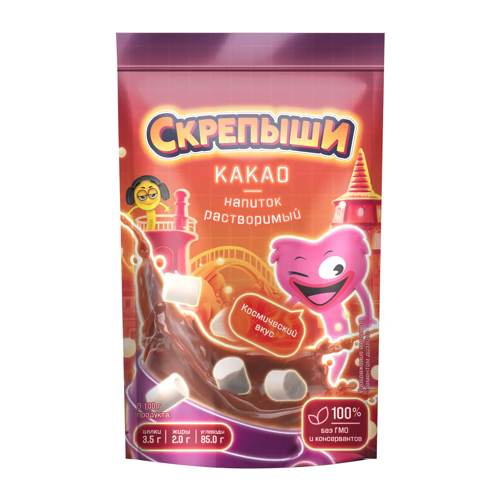 Изображение товара Какао-напиток Скрепыши растворимый 200г