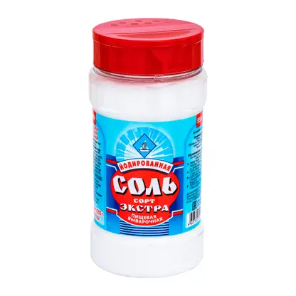 Изображение товара Соль Экстра Пищевая йодированная 550г