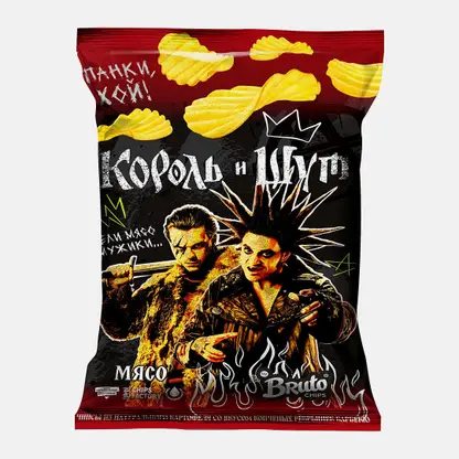 Чипсы Мясо Bruto 100г