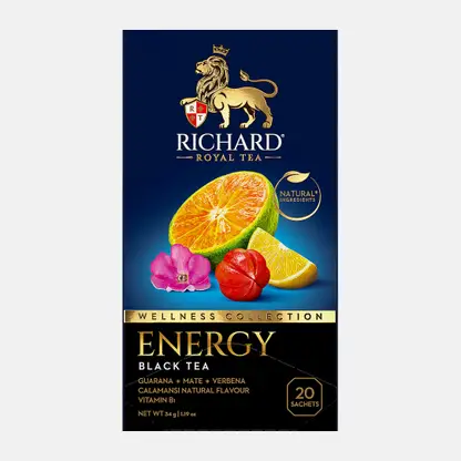 Чай черный Richard Functional Energy гуарана-мате 20пак